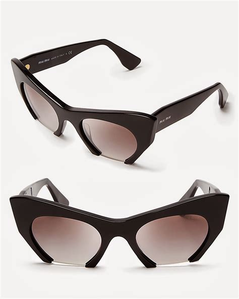 miu miu sunglasses 2010 collection|Miu Miu sunglasses cat eye.